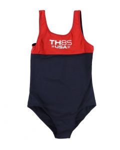 Tommy Hilfiger Navy Blue TH 85 Logo Swimsuit