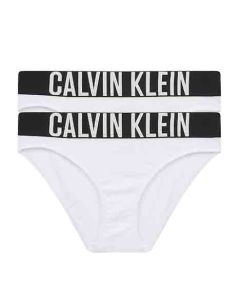 Calvin Klein Girls White And Black 2 Pack Bikini Bottoms