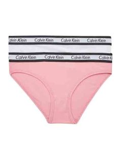 Calvin Klein White And Pink 2 Pack Bikini Bottoms