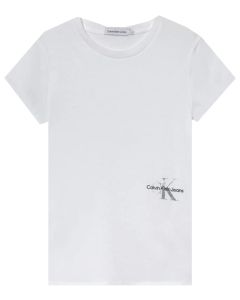 Calvin Klein Girls Bright White T-shirt