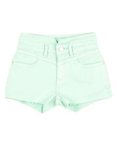Calvin Klein Jeans Girls Green Stretch Cotton Twill Shorts