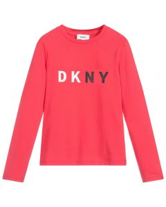 DKNY Girls Pink Cotton Top