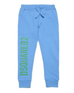 DSQUARED2 Crystal Blue Organic Cotton Joggers