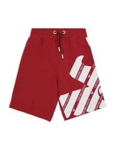 Emporio Armani Boys Red Bermuda Shorts
