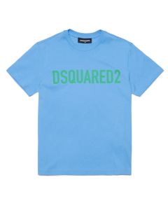 DSQUARED2 Crystal Blue Organic Cotton T-Shirt
