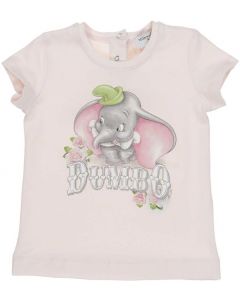 Monnalisa Girls Pink Disney Dumbo T-Shirt