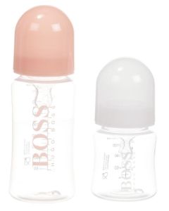 BOSS Kidswear Pink Baby Bottles (2 Pack)