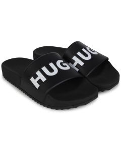 Hugo Black Logo Sliders