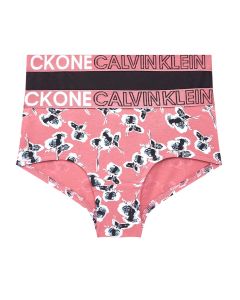 Calvin Klein Rose Pink & Black Pack Of 2 Shorty Knickers