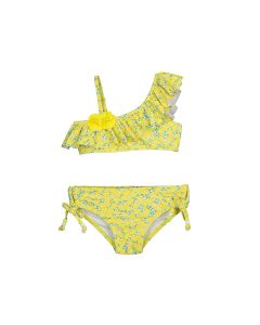 Mayoral Girls Mimosa Yellow Floral Bikini