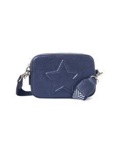 Mayoral Girls Navy Blue Faux Leather Star Crossbody Bag 