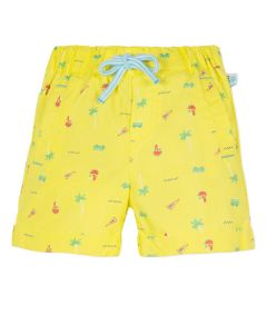 Absorba Baby Boy's Yellow Holiday Print  Shorts