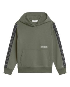 Calvin Klein Boys Green "Milano" Hooded Sweater