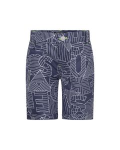 Guess Baby Boys Navy Graphic Print  Cotton Shorts