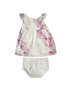 Guess Girls Pink Orchid Floral Dress