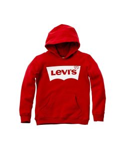 Levi's Boys Red Hooded Logo Sweatshirt