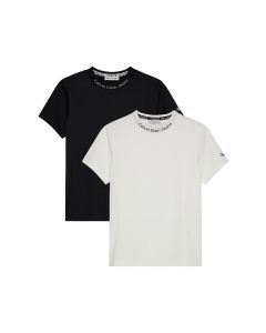 Calvin Klein Boys Black and White T-Shirt Double Pack