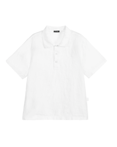Il Gufo Boys Short Sleeve White/Cream Shirt