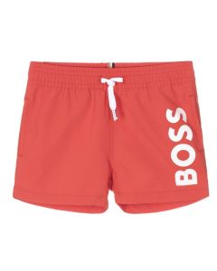 BOSS Baby Boys NS 24 Red Swim Shorts