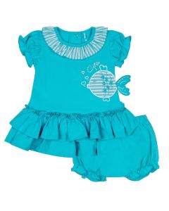 Little A Blue &#039;Kim&#039; Dress Set