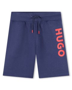 HUGO Boys Deep Blue  Cotton Jersey Shorts