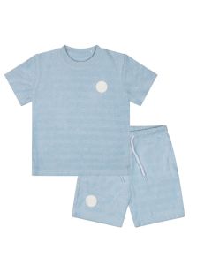 Mitch &amp; Son &#039;Terry&#039; Pale Blue T-Shirt and Short Set