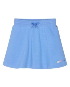 Tommy Hilfiger SS24 Girls Blue Cotton Jersey Skirt