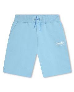 KENZO Boys Pale Blue SS2024 Cotton Bermuda Shorts