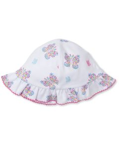 Kissy Kissy Baby Girls White Butterfly Flutters Hat