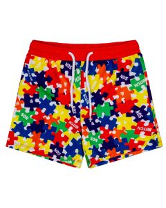 Mitch &amp; Son &#039;Vale&#039; Puzzle Swim Shorts