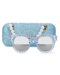 Monnalisa Blue Rhinestone Sunglasses
