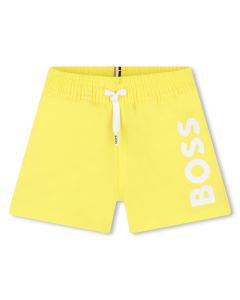 BOSS Baby Boys NS 24 Straw Yellow Swim Shorts