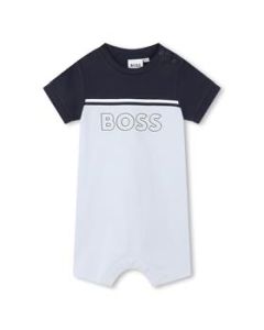 BOSS Baby NS 2024 Navy &amp; Pale Blue Cotton Shortie
