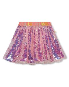 Billieblush Girls NS 2024 Pink Sequinned Skirt