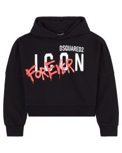 Dsquared2 Kids Black ICON 'Forever'  Sweatshirt