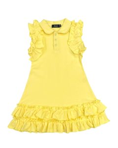 Harris Kids Norah Bright Yellow Polo Dress