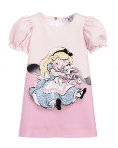Monnalisa Pink Alice Dress