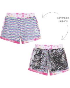 Guess Pink Reversible Sequin Shorts