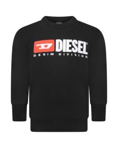 Diesel  Black Cotton Sweatshirt