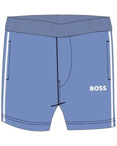  BOSS Baby Boys Pale Blue Cotton Logo Shorts