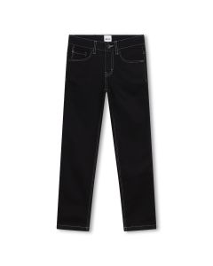 BOSS Boys Black Slim Fit WS2023 Denim Jeans