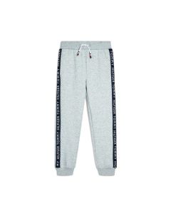 Tommy Hilfiger Boys Grey Glow In The Dark Taped Joggers
