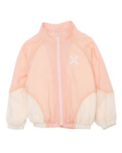 KENZO KIDS Girls Pink Nylon  X Logo Jacket