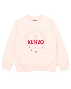 KENZO KIDS Pink Tiger Deep Pink Logo Sweatshirt
