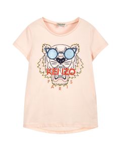 Kenzo Kids Baby Girls Pink TIGER Sunglasses T-Shirt 