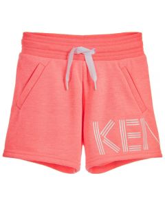 Kenzo Kids Girl's Neon Pink Shorts 