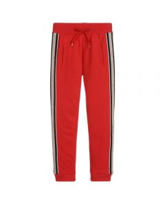 LITTLE MARC JACOBS Girl's Red Jersey Joggers