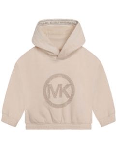 Michael Kors Girls Sand Coloured Hooded Sweatshirt
