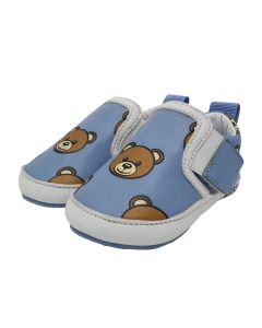 Moschino Baby Blue Slip On Shoes