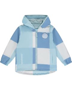 Mitch & Son A Time To Fly 'Jaxon' Blue & White Colour Block Zip Up Jacket